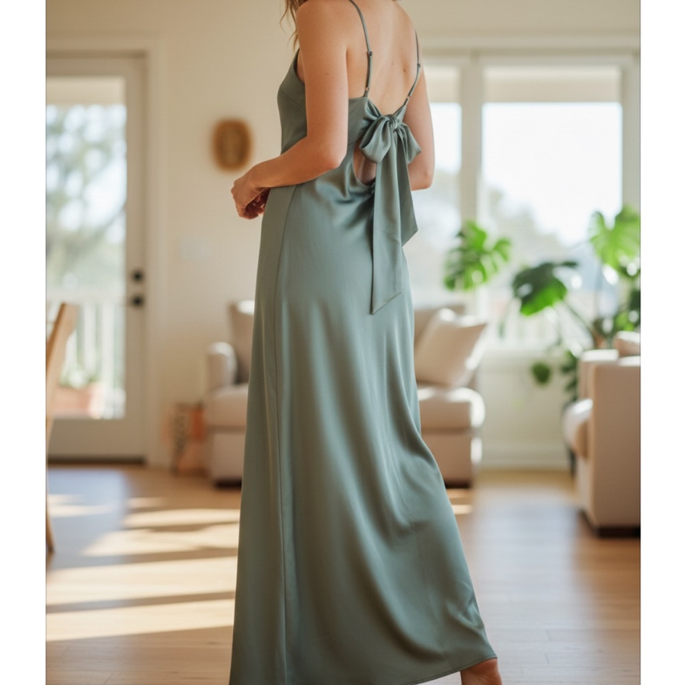 House of Harlow 1960 Sage Backless Dress